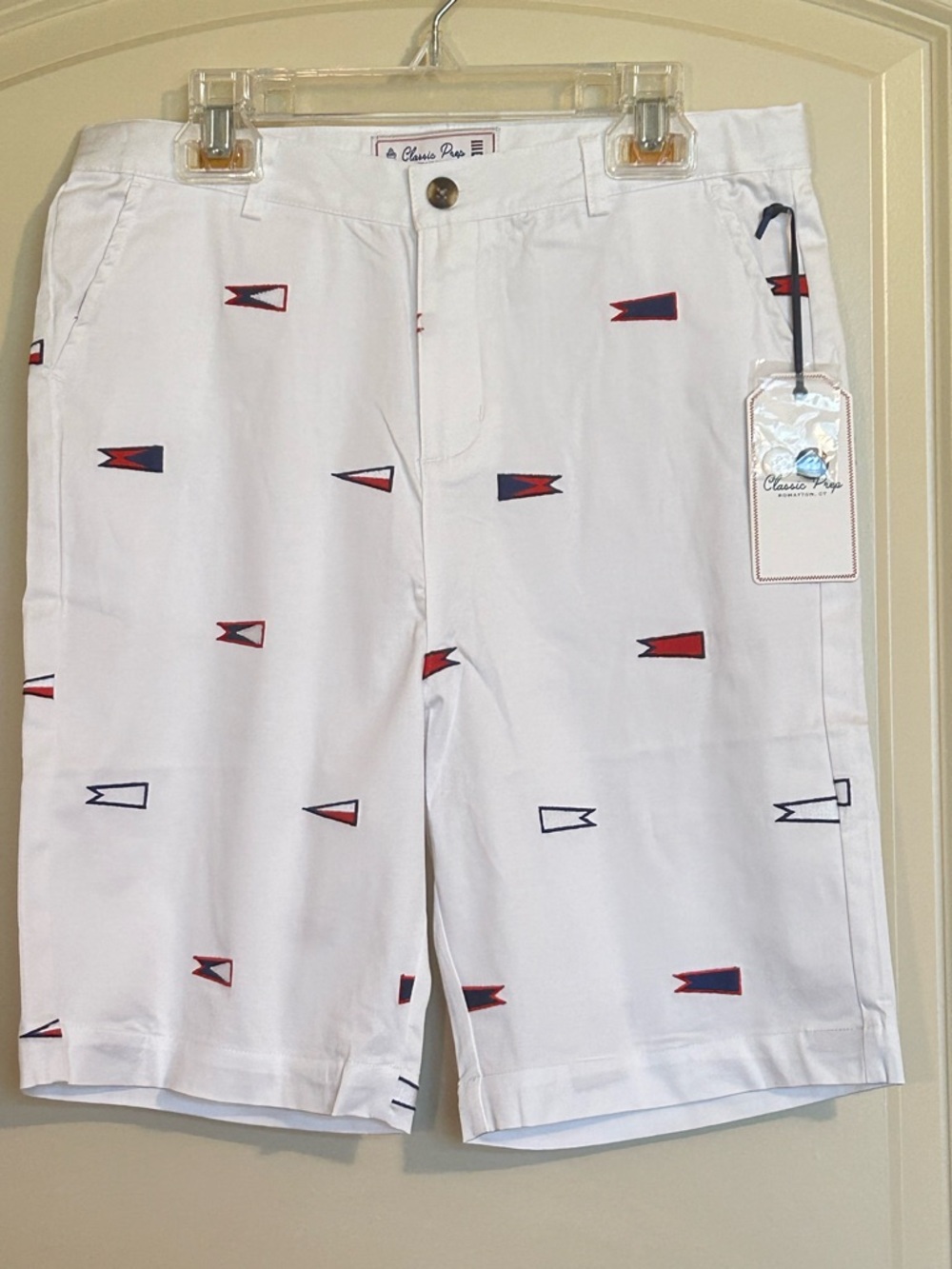 Sz12 Classic Prep Embroidered Hudson Shorts